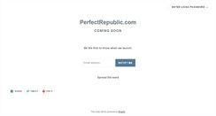 Desktop Screenshot of perfectrepublic.com